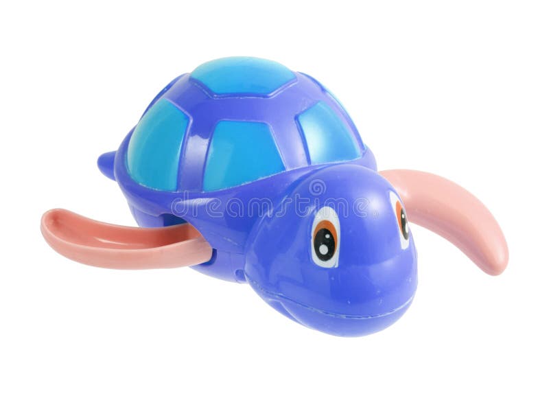 Plastic Turtle Toy Isolated on White Background Stock Photo Image of