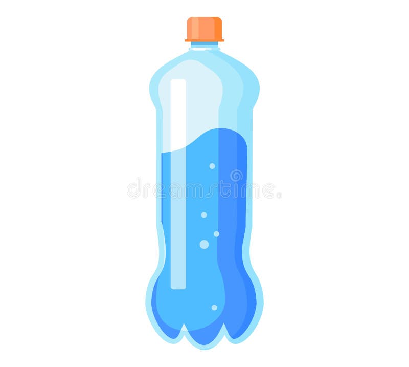 Blue liquid in container Royalty Free Vector Image