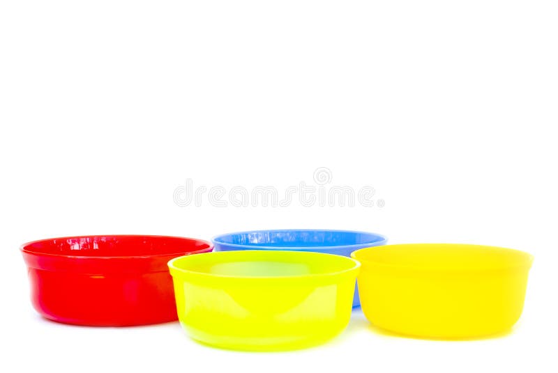 Plastic Water Bowl Colorful Stock Photo Image of plastic, laundry