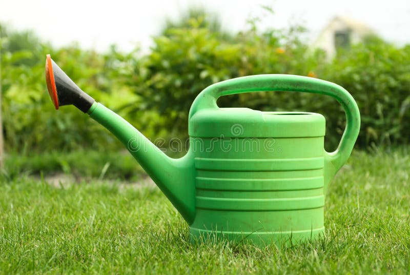 Plastic watering can