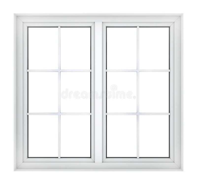 Plastic window frame stock photo. Image of render, rectangular - 98229152