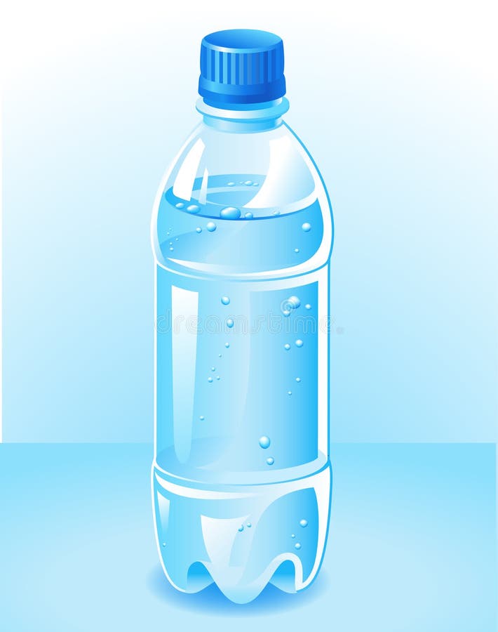 Plastikflasche stock abbildung