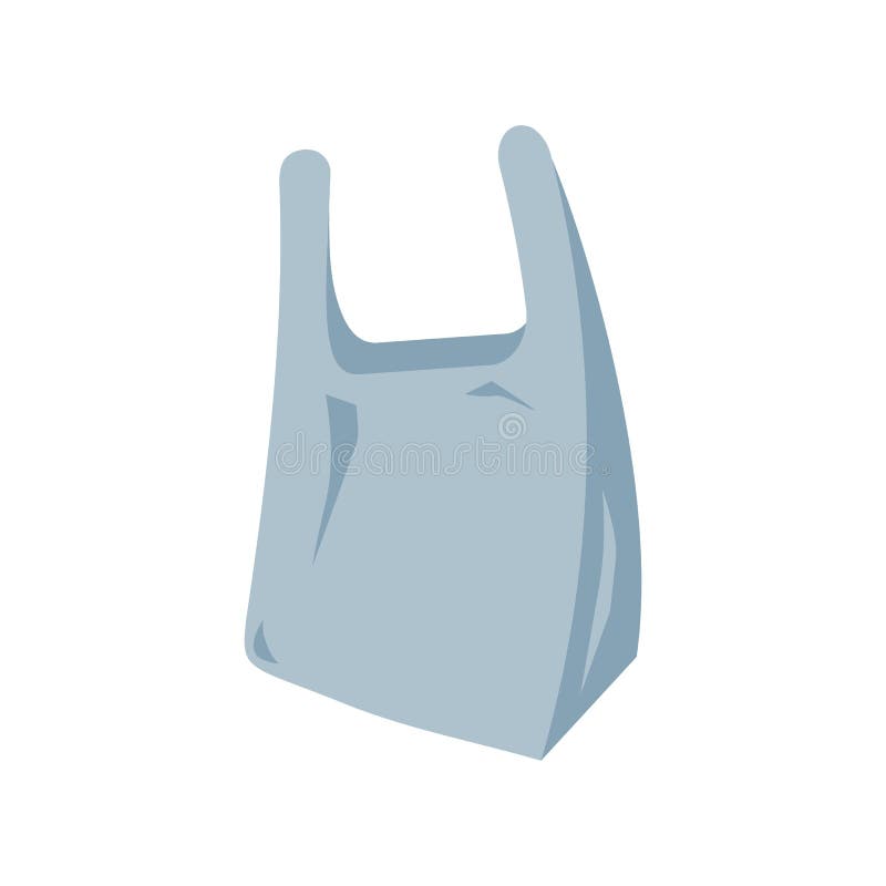 Plastpåsesymbol vektor illustrationer Plastpåsesymbol vektor illustrationer