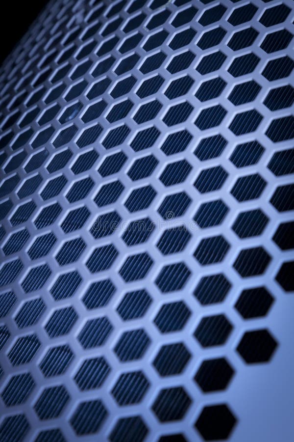 Plasă metalică albastră royalty free stock photography