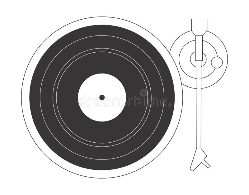 Download Plataforma giratória do DJ ilustração do vetor. Ilustração de disco - 54193