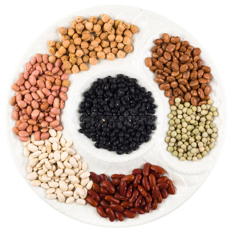 Plate of beans stock image. Image of macro, lifestyle 32798009