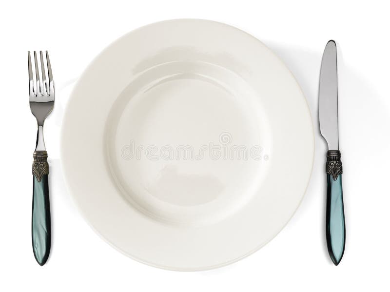 Plate and Cutlery stock photo. Image of metal, dish, kitchenware 21345254