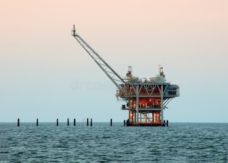 Drilling rig for oil and natural gas offshore. Drilling rig for oil and natural gas offshore