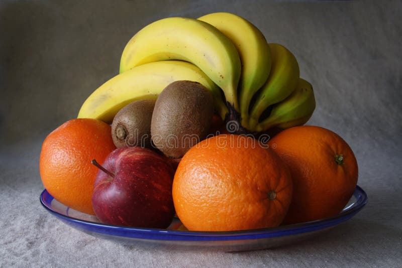 Plate of fresh fruit