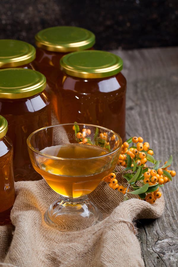 Plate with Fresh Honey and Berries Stock Photo Image of glass, honey 20990250