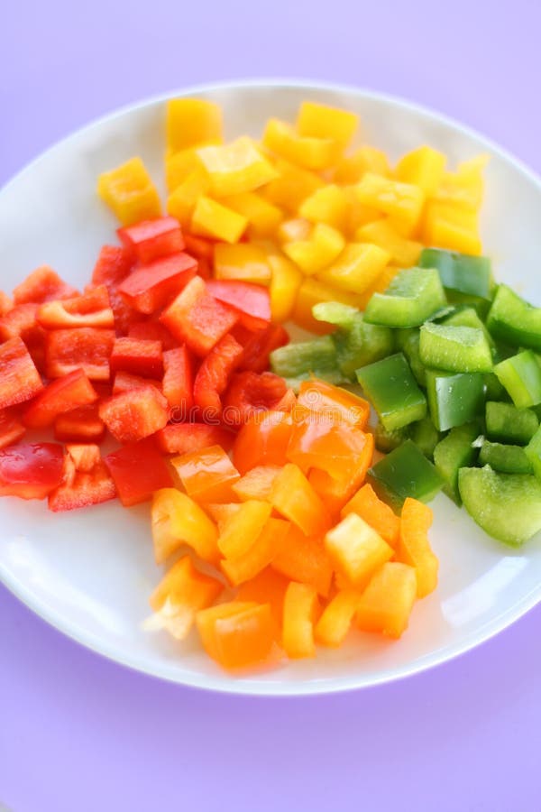 Plate of peppers