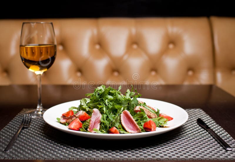 Plate of salad stock photography Plate of salad stock photography