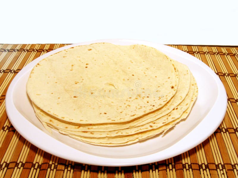 Plate Of Tortillas Royalty Free Stock Photos Image 429528
