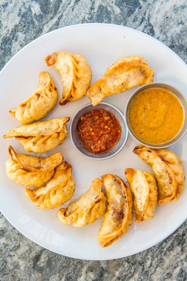 Plate of Traditional Momos. Stock Image Image of diner, culture 66286305