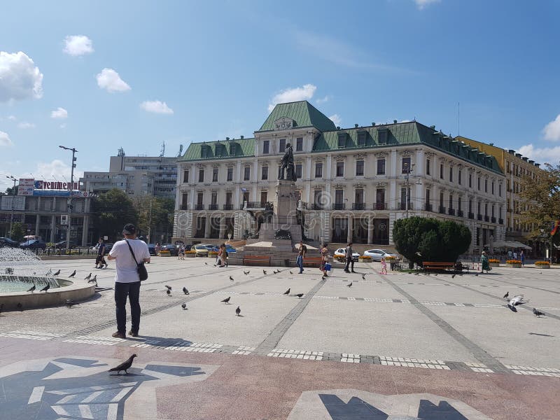 Plate Unirii editorial stock photo. Image of unirii 123282303