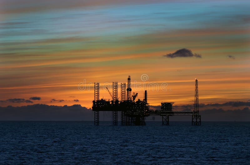 Plateformes pétrolières en Mer du Nord