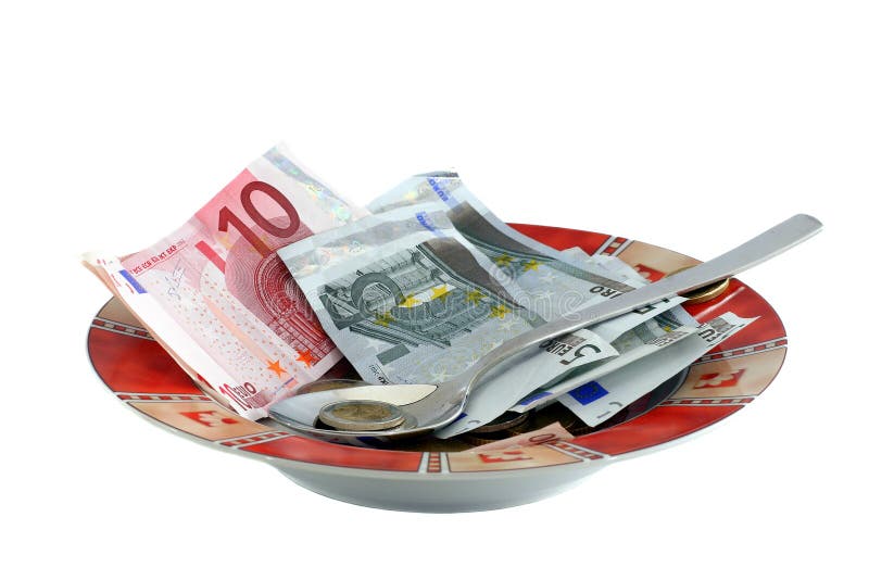 Plateful royalty free stock photography