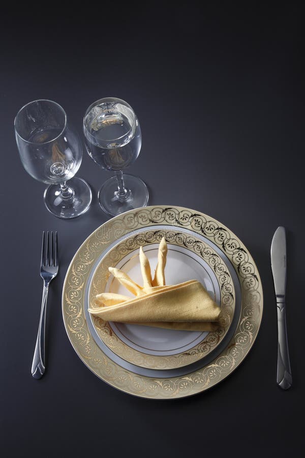 Plates and cutlery stock photo. Image of dinner, decoration - 17998876