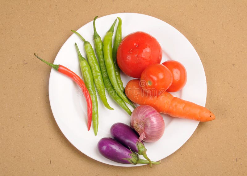 Platta av grönsaker