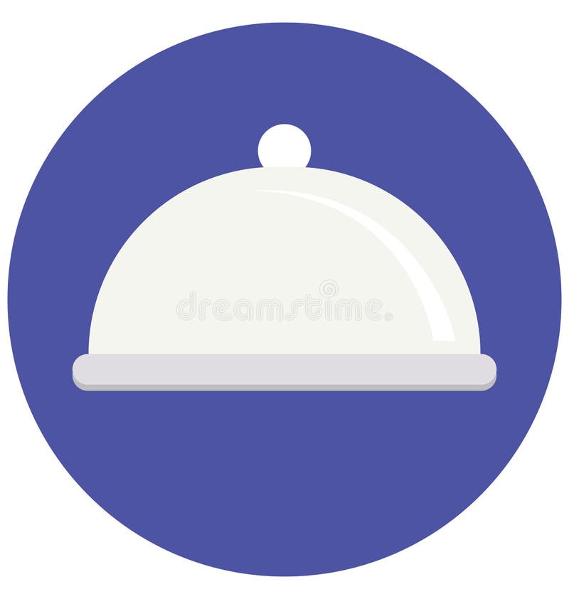 Platter Color Isolated Vector Icon that can be easily modified or edit vector illustration
