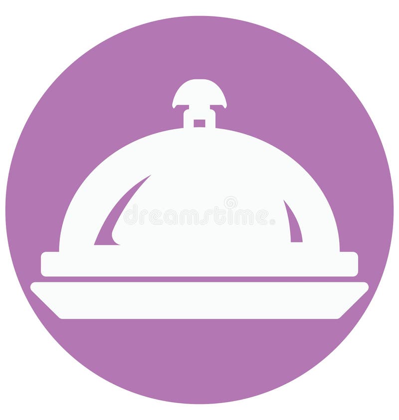 Platter Isolated Vector icon that can be easily edit or modified. stock illustration
