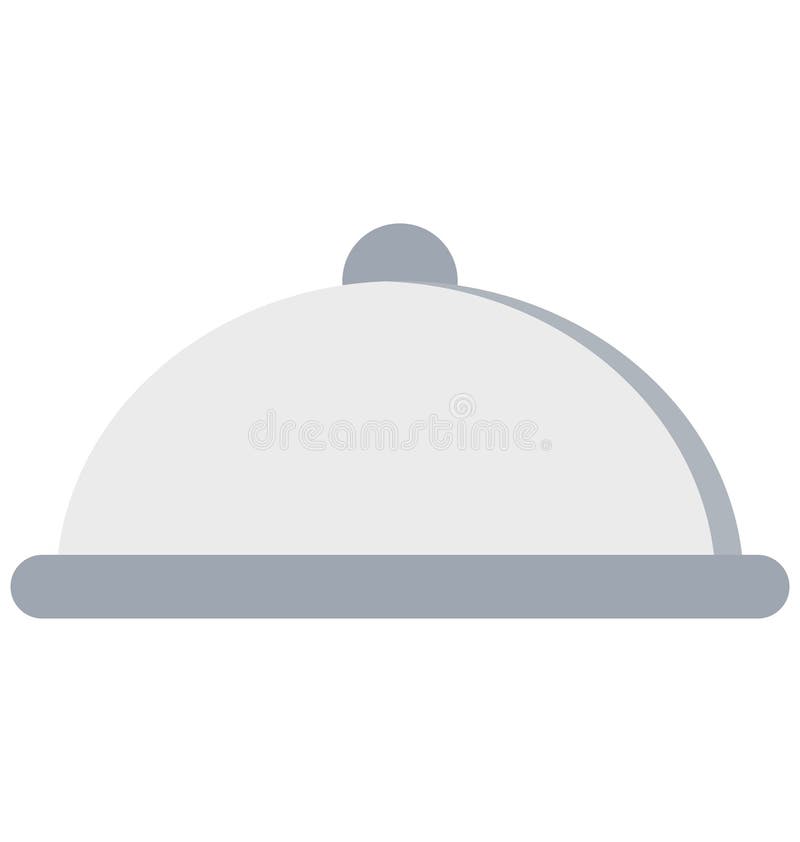Platter Vector Icon that can be easily modified or edit royalty free illustration