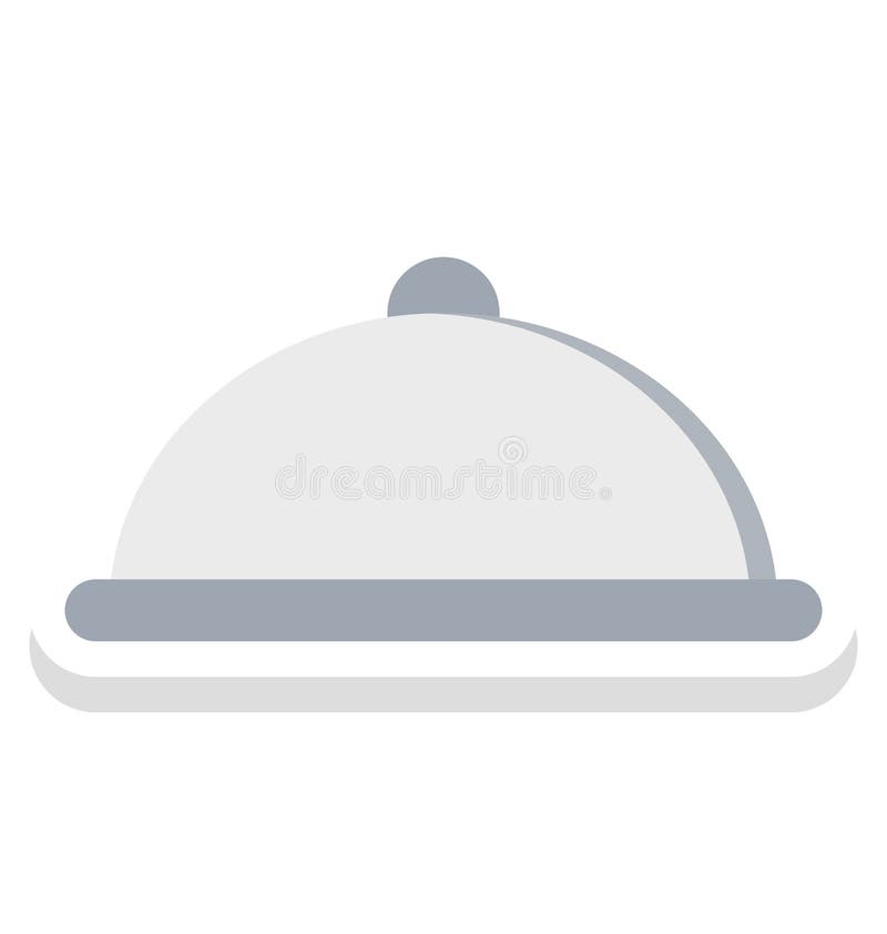 Platter Vector Icon that can be easily modified or edit vector illustration
