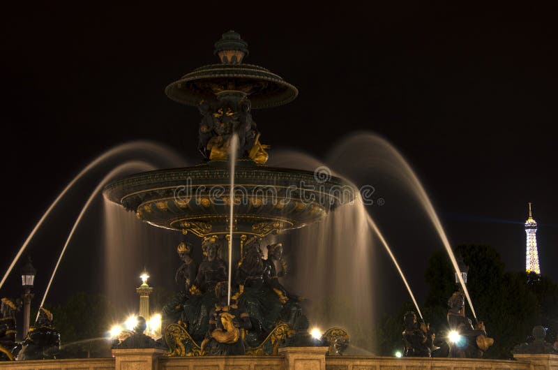 Platzieren Sie de la Concorde, Paris stockfotografie Platzieren Sie de la Concorde, Paris stockfotografie
