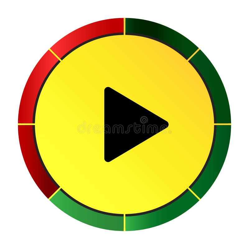Play Now Button - Click on the Red Button Stock Vector - Illustration of  banner, movie: 182469528