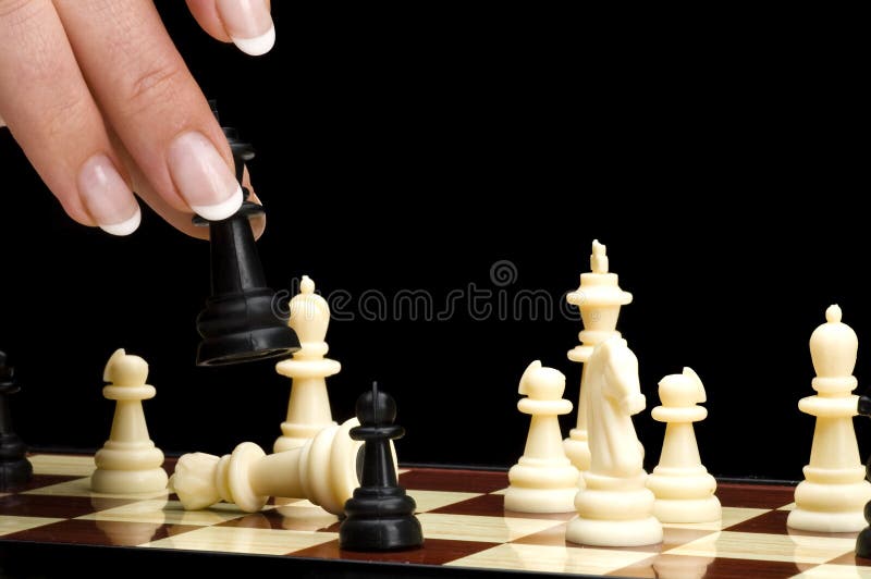 Play chess stock image. Image of games, intelligence - 14879483