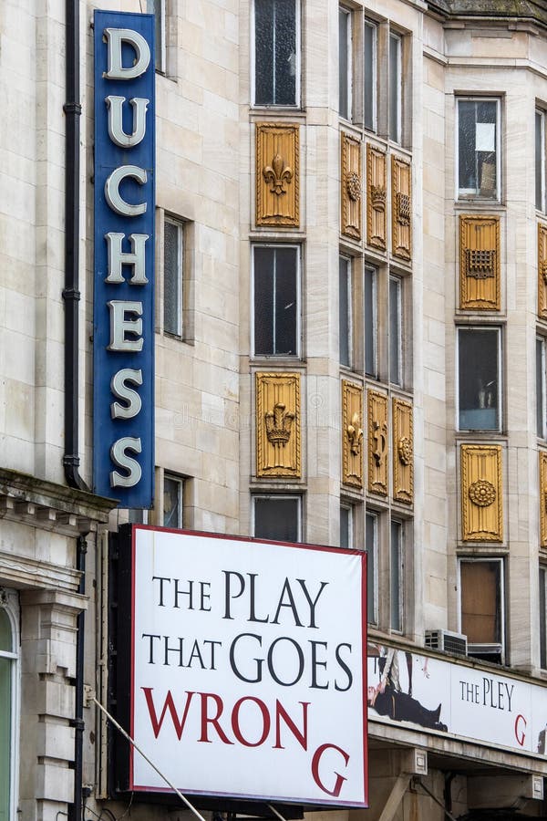 The Play that Goes Wrong at the Duchess Theatre, London Editorial Stock