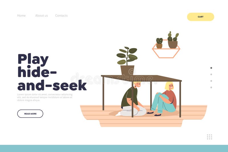 Play Hide And Seek Concept Of Landing Page With Little Kids Playing Hide And Seek Game At Home Stock Vector Illustration Of Cartoon Page Play Hide And Seek Concept Of Landing Page With Little Kids Playing Hide And Seek Game At Home Stock Vector Illustration Of Cartoon Page