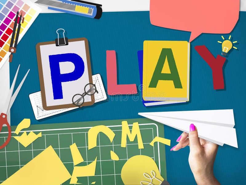 Play Leisure Activity Recreation Entertainment Playing Concept Stock