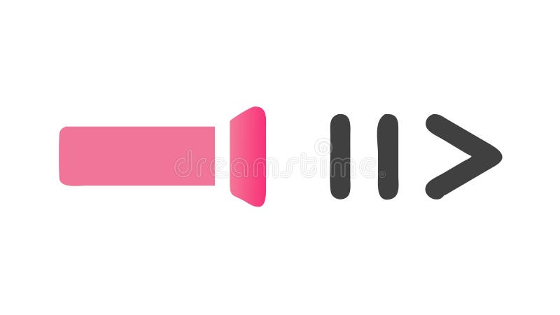 Play Pause Button Icon Vector for Media Video Playback, vector design Generative AI royalty free illustration