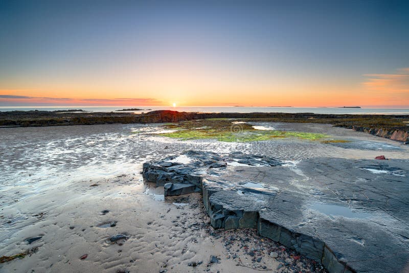 Playa de Banburgh en Northumberland foto de archivo libre de regalías Playa de Banburgh en Northumberland foto de archivo libre de regalías
