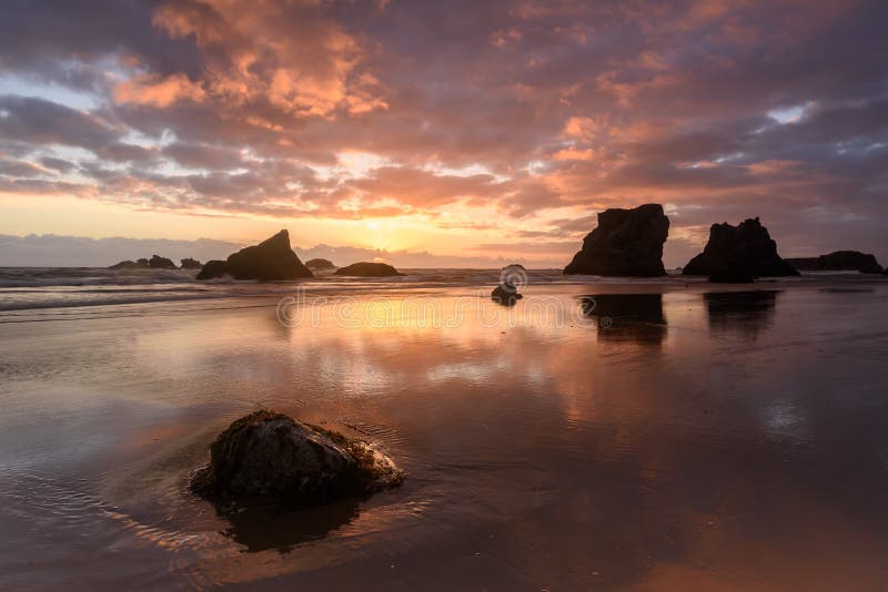 Playa de Bandon fotos de archivo libres de regalías Playa de Bandon fotos de archivo libres de regalías