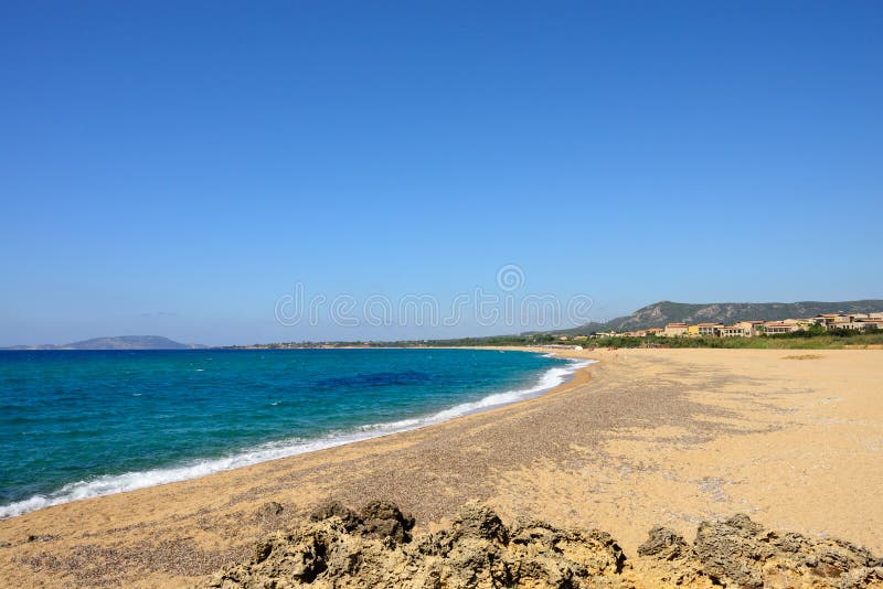 Playa de Costa Navarino imagenes de archivo Playa de Costa Navarino imagenes de archivo