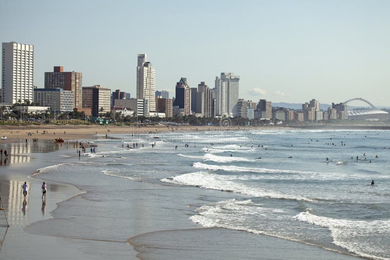 Playa de Durban imágenes de archivo libres de regalías Playa de Durban imágenes de archivo libres de regalías