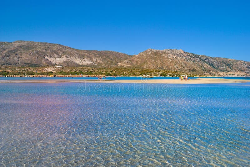 Playa De Elafonisi En Creta Grecia Foto De Archivo Imagen De
