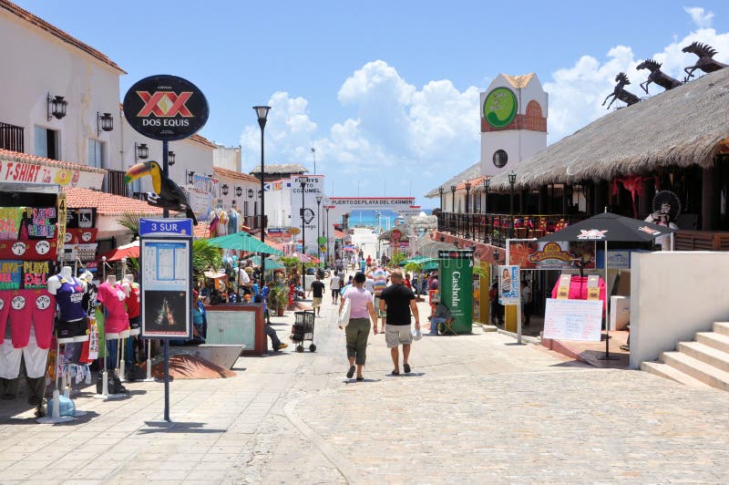 Playa del Carmen editorial stock image. Image of colourful - 26083074