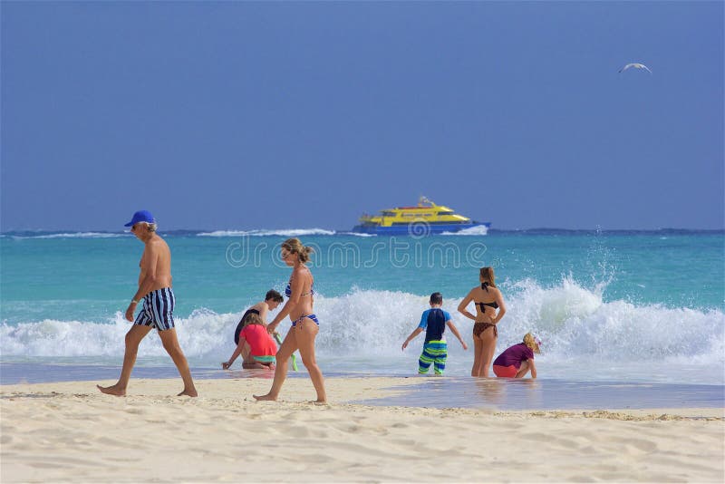 Playa del Carmen beach, Mexico