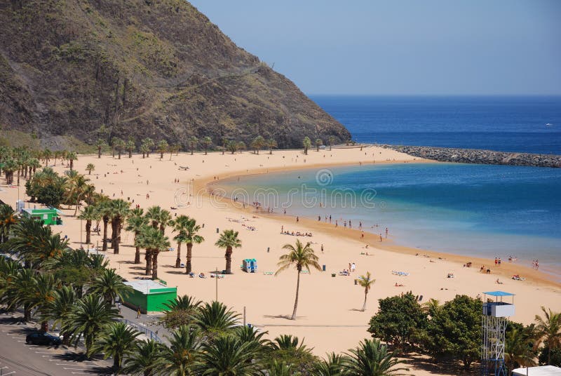 Playa en Tenerife fotos de archivo Playa en Tenerife fotos de archivo