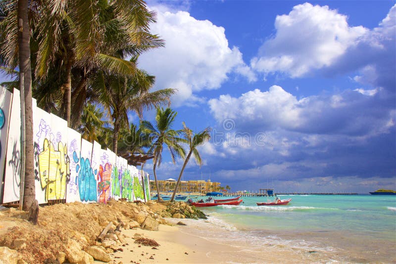 Playa del Carmen beach, Mexico