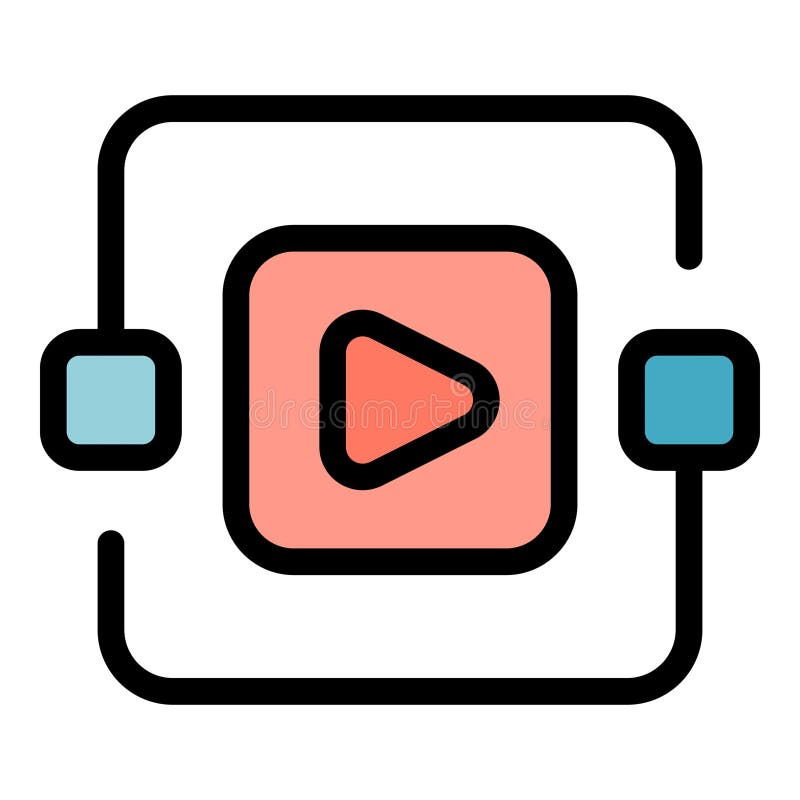 Player video care se conectează cu două dispozitive care utilizează semnal WiFi vector illustration