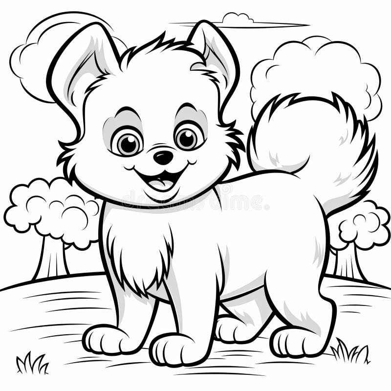 https://thumbs.dreamstime.com/b/playful-cartoon-dog-coloring-pages-kids-playful-character-design-puppy-coloring-dog-depicted-high-quality-291086803.jpg
