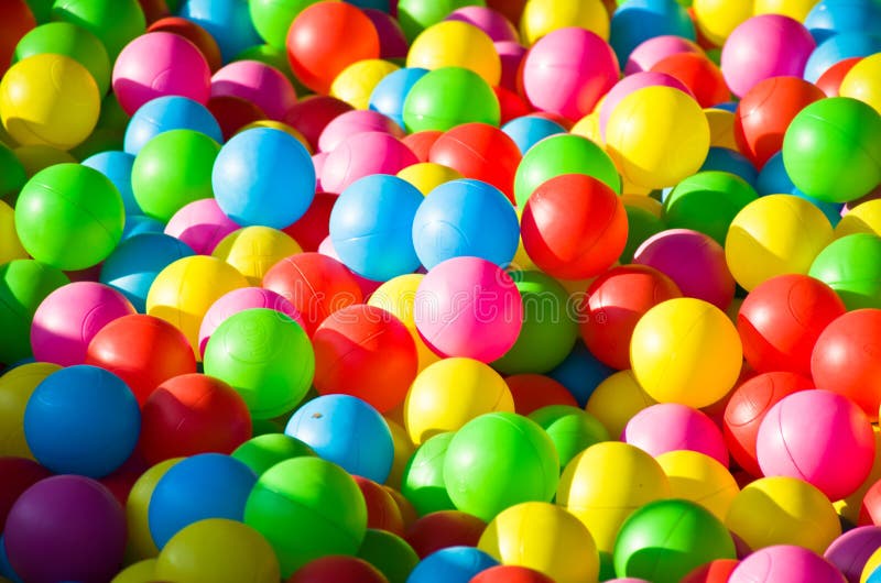 Playground balls. stock photo. Image of conceptual, colored 52411580