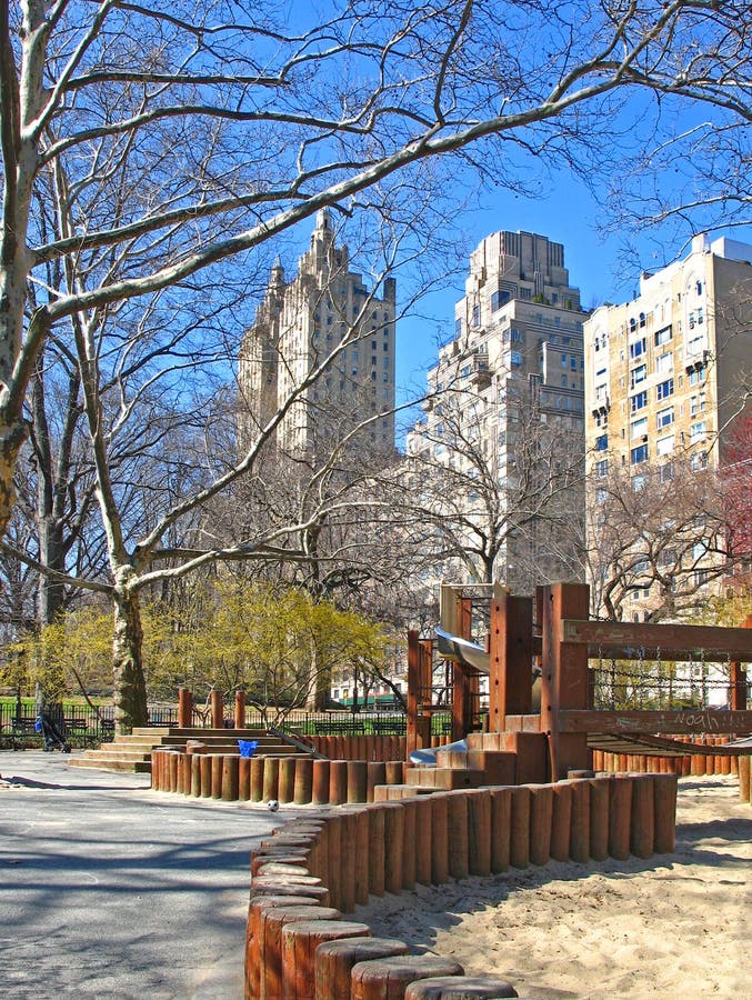 Playground in Central Park, NYC Stock Image Image of central