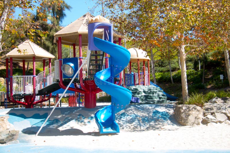 Playground stock image. Image of playground, childrens 77825495