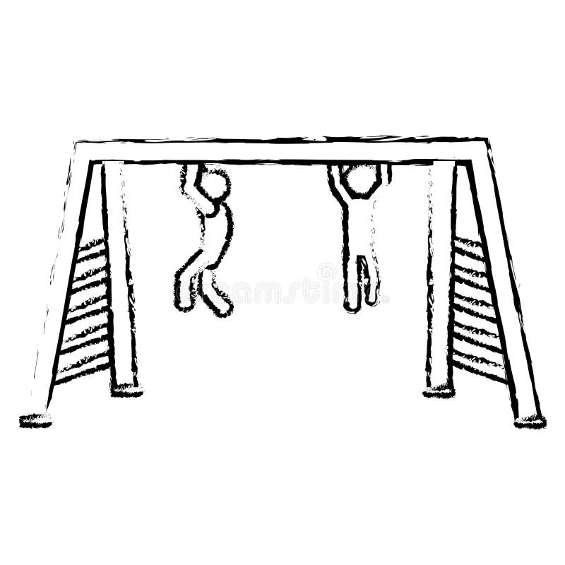 Monkey Bars Stock Illustrations – 455 Monkey Bars Stock Illustrations ...