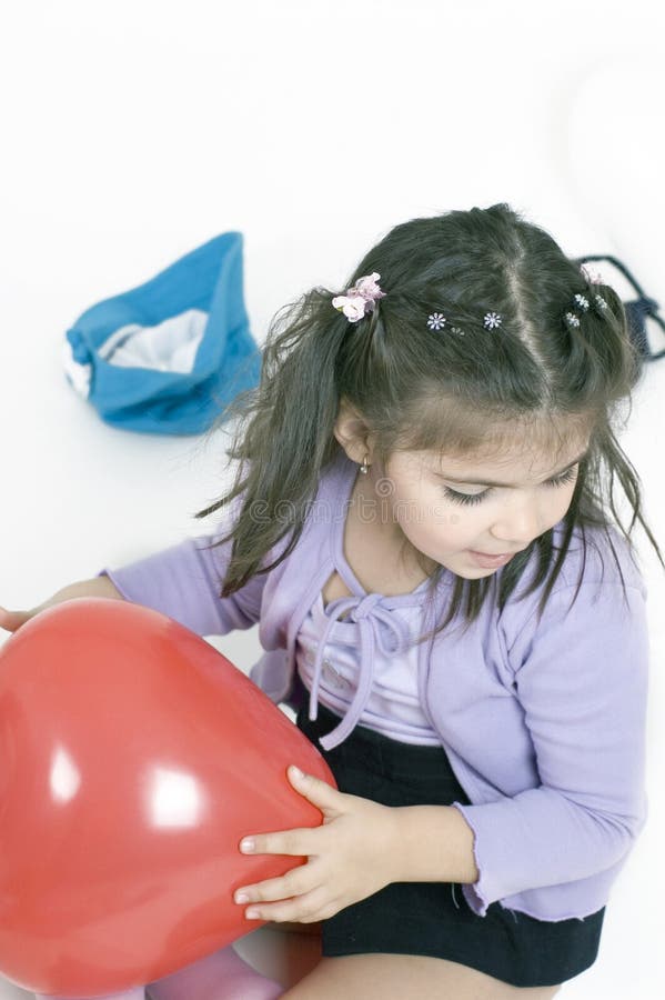 Playing with balloons